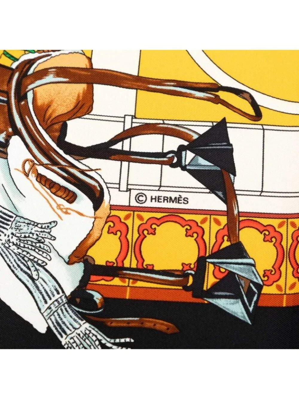 Hermes Carre 90 Real Escuela Andaluza Del Arte Royal Andalusian Equestrian Scarf